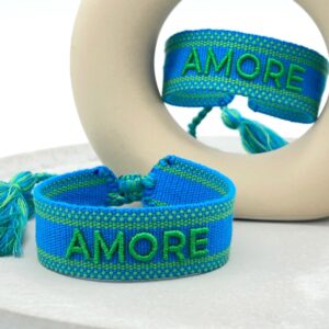 AMORE Armband blau