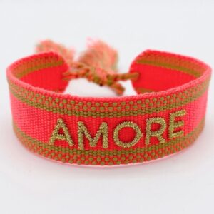 AMORE Armband neon orange
