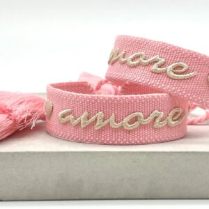 AMORE Armband rosé