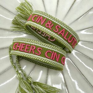 Cheers Cin Cin & Salute Armband