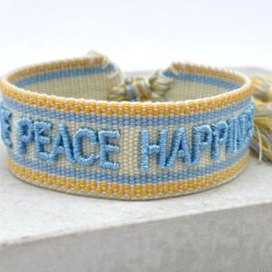 Love Peace Happiness Armband