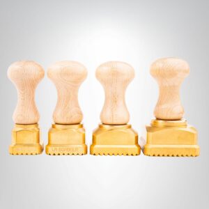 Pasta-Stempel quadrat aus Messing