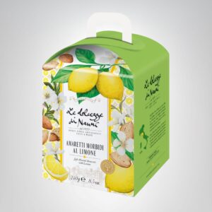 Weiche Mandelmakronen mit Zitrone