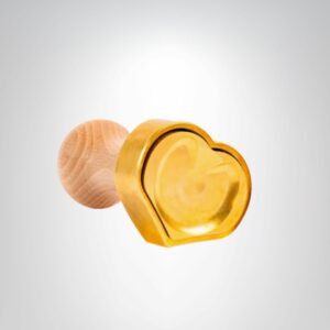 Pasta-Stempel Herz aus Messing