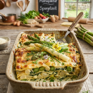 Spargel Lasagne