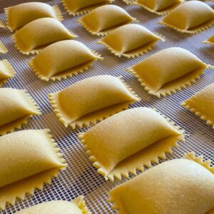 Agnolotti weißer Spargel