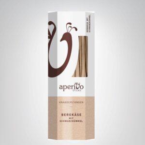 Aperivo Sticks Bergkäse mit Schwarzkümmel